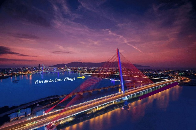 Biệt thự Euro Village Đà Nẵng sở hữu vị trí chiến lược mang đến tầm view đẹp mắt